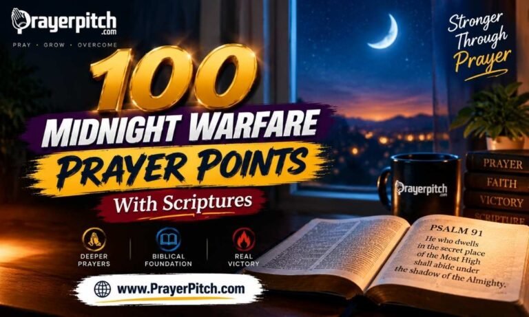 100 Midnight Warfare Prayer Points With Scriptures