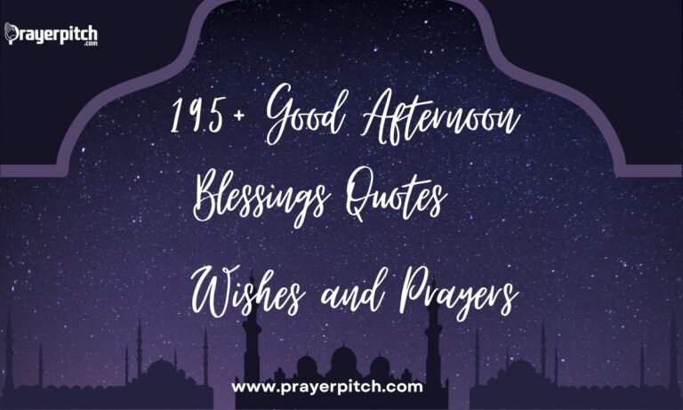 195+ Good afternoon Blessings Quotes, Wishes and Prayers