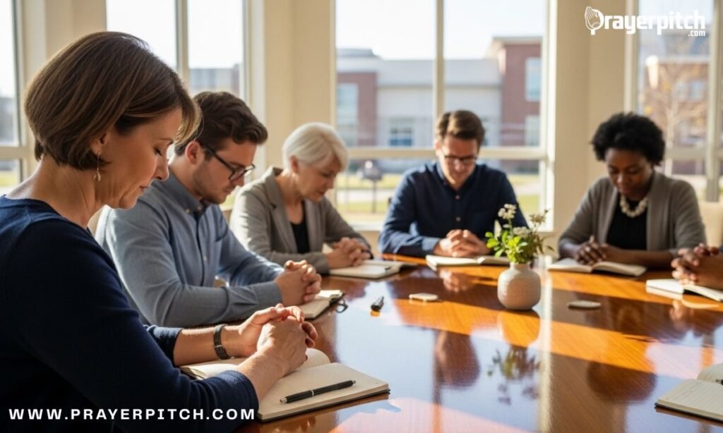 A Staff Prayer for Teachers in Meetings
