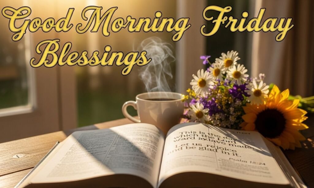 Good Morning Friday Blessings with Bible Quotes
