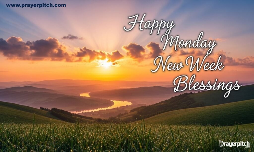 Happy Monday New Week Blessings