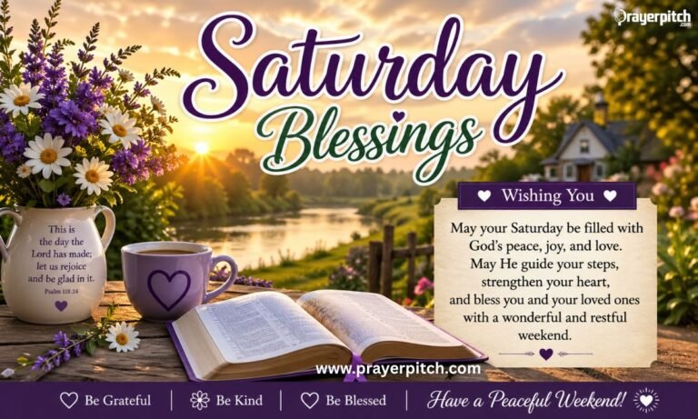 250+ Saturday Blessings Images, Quotes, Prayers & Wishes for a Peaceful Weekend