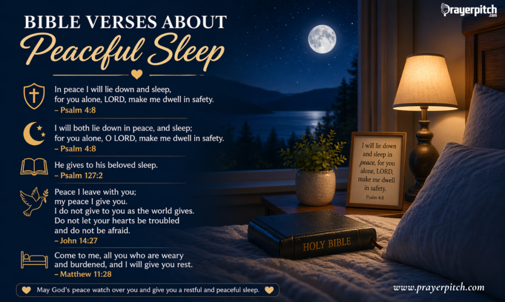 Bible Verses About Peaceful Sleep