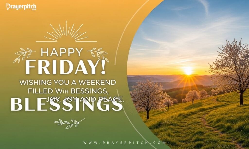 Friday Blessing Images and Greetings for Social Media