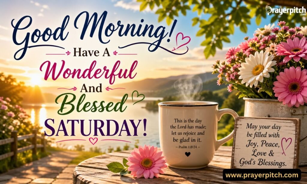 Good Morning Have A Wonderful And Blessed Saturday
