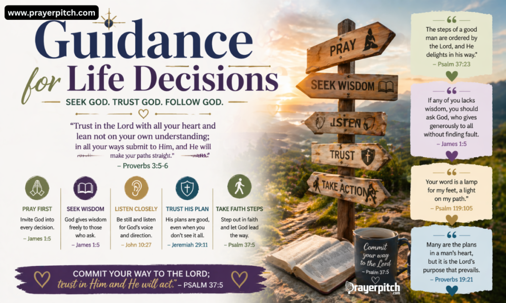 Guidance for life decisions