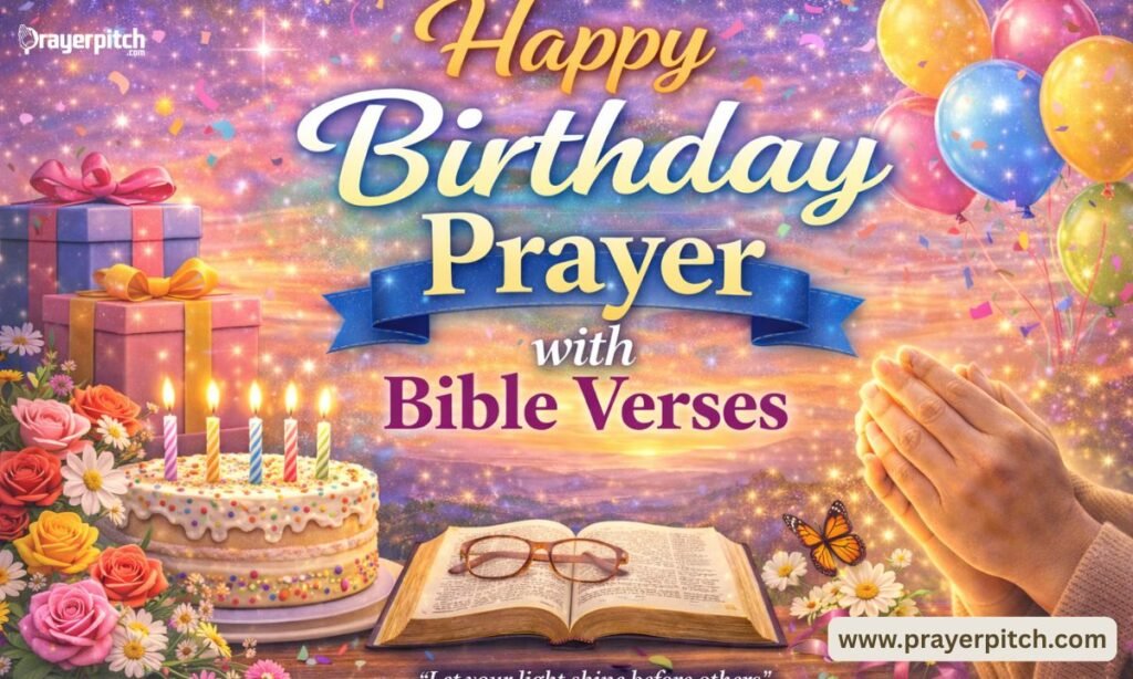 Happy Birthday Prayer with Bible Verses