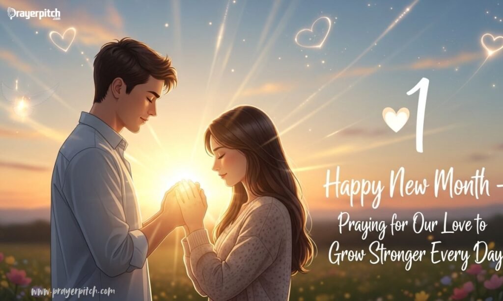 Happy New Month Prayer to Your Boyfriend for Love and Relationship Growth