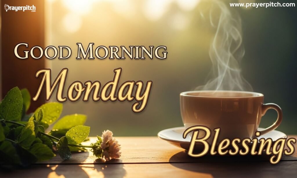 Inspirational Good Morning Monday Blessings