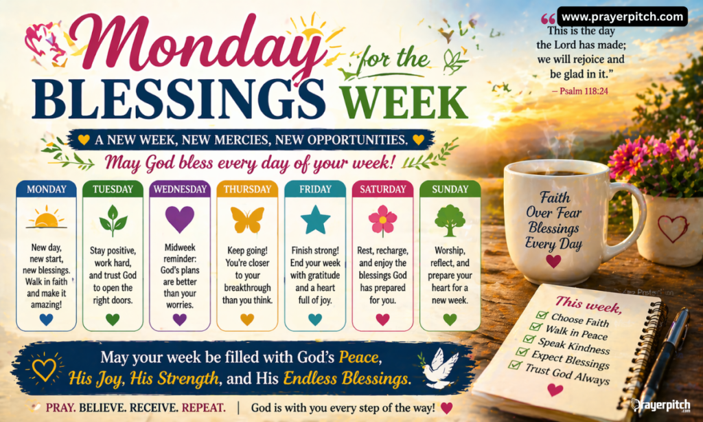 Monday Blessings for the Week