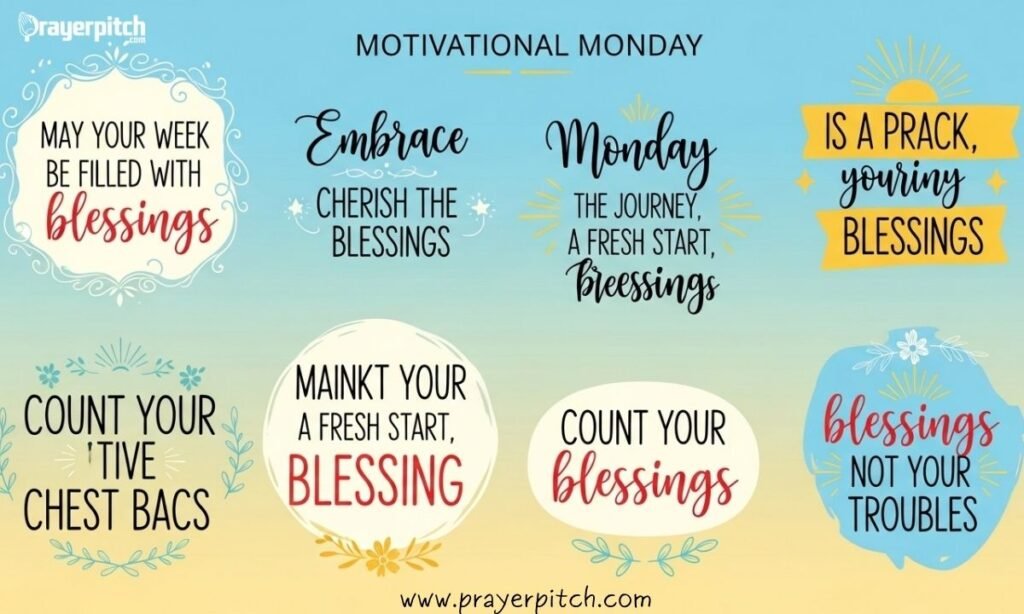 Motivational Monday Blessings Quotes