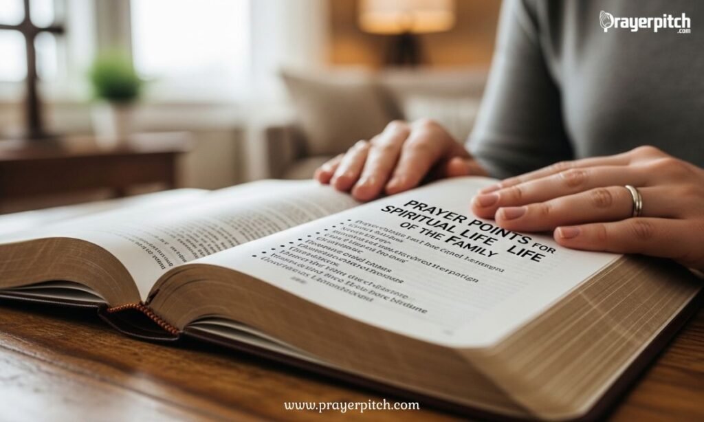 Prayer Points for the Spiritual Life of the Family