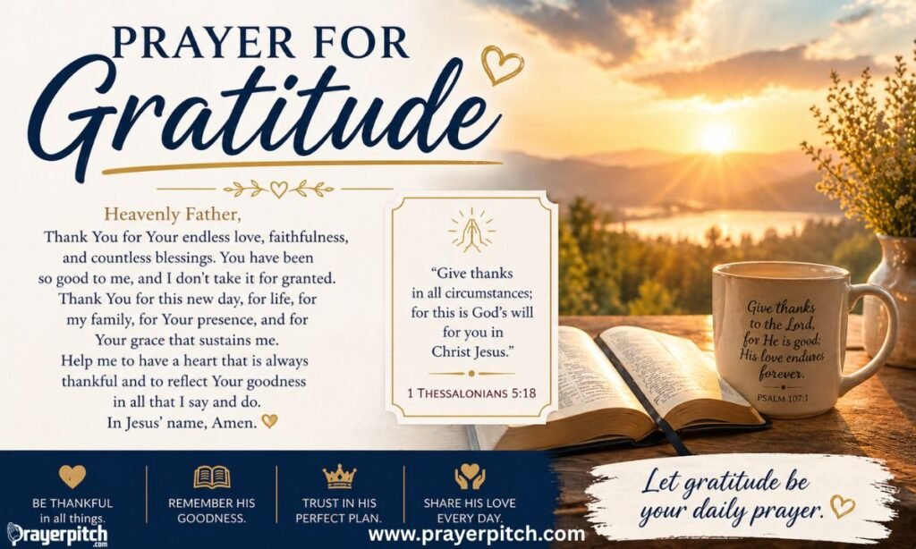 Prayer for Gratitude