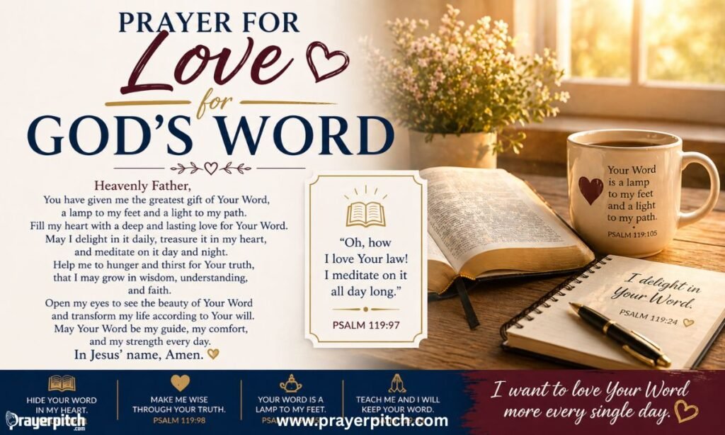 Prayer for Love for God's Word