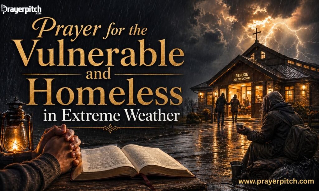 Prayer for the Vulnerable and Homeless in Extreme Weather