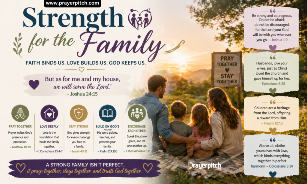 Strength for the family in faith
