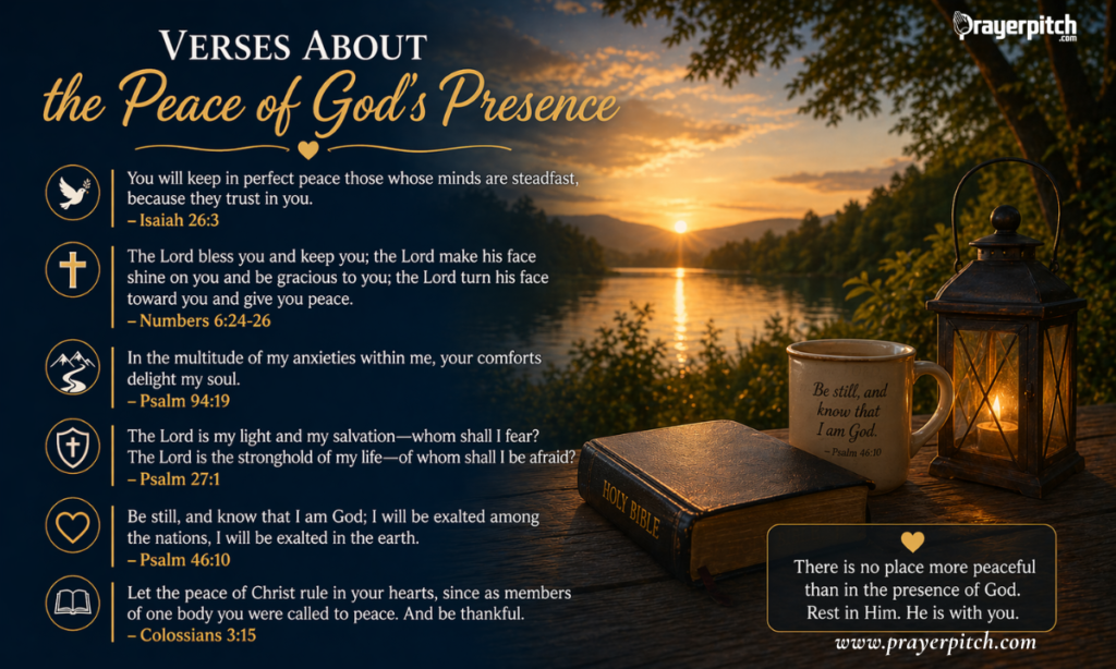 Verses About the Peace of God’s Presence