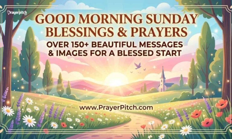 150+ Beautiful Good Morning Sunday Blessings and Prayers with Images