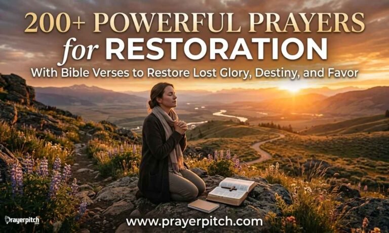 200+ Powerful Prayers for Restoration with Bible Verses