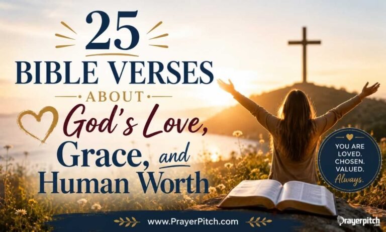 25 Bible Verses About God's Love, Grace, and Human Worth