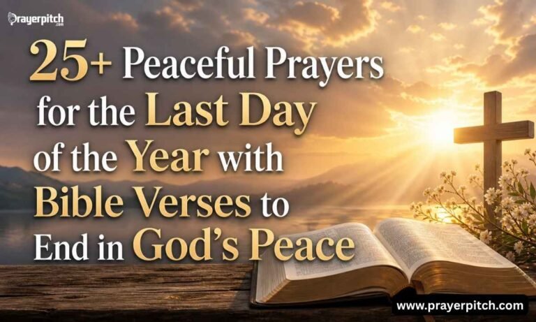 25+ Peaceful Prayers for the Last Day of the Year