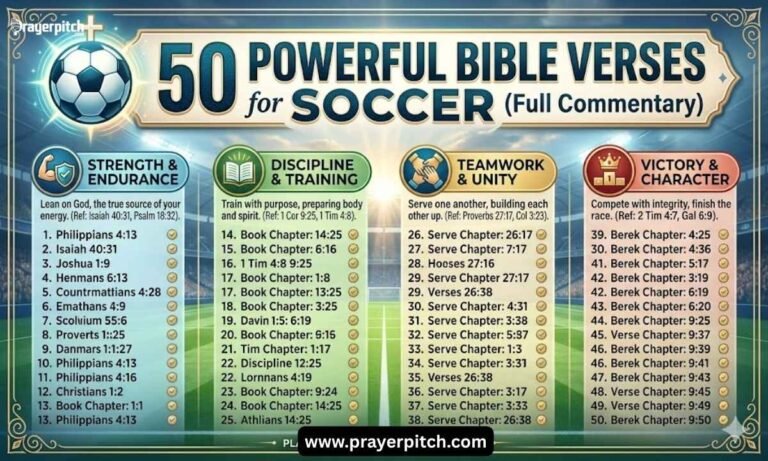 50 Powerful Bible Verses for Soccer