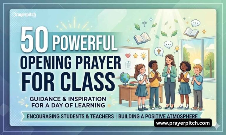 50 Powerful Opening Prayer For Class