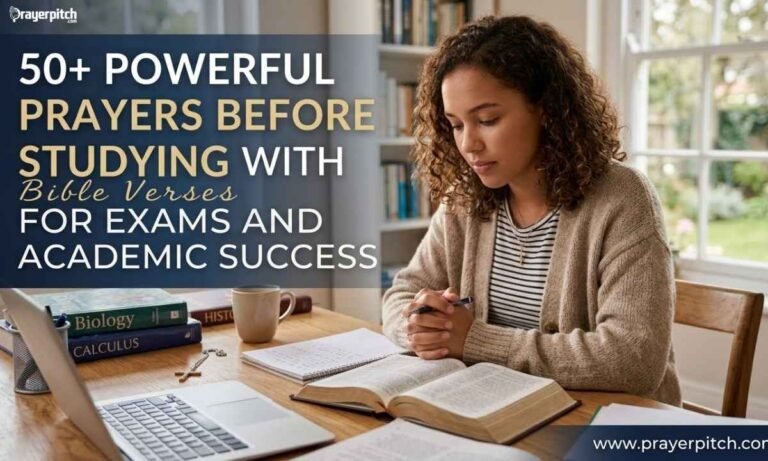 50+ Powerful Prayers Before Studying with Bible Verses for Exams and Academic Success