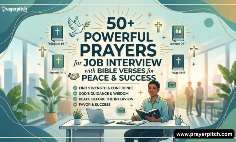 50+ Powerful Prayers for Job Interview with Bible Verses for Peace and Success