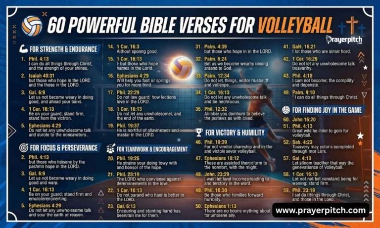 60 Powerful Bible Verses for Volleyball