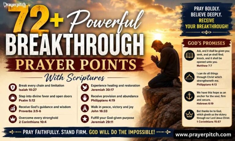 72+ Powerful Breakthrough Prayer Points With Scriptures