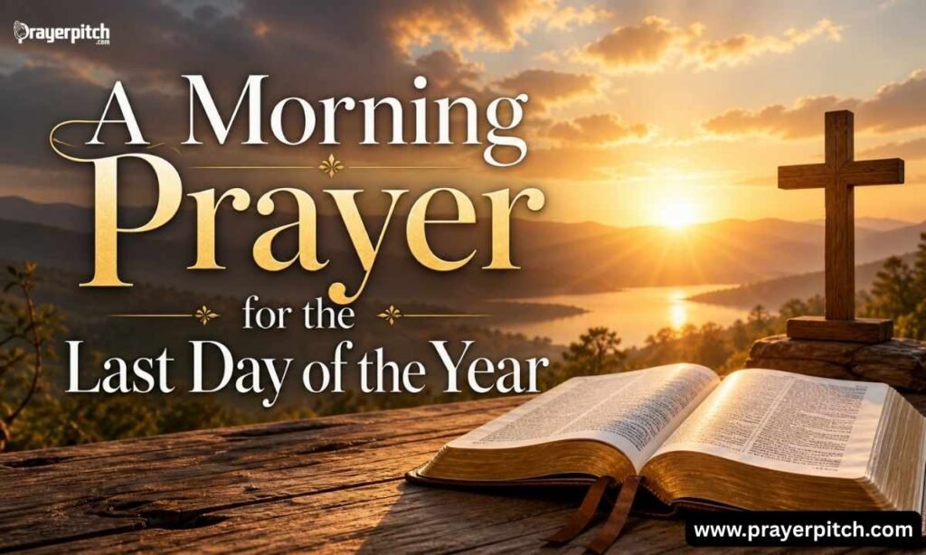 A Morning Prayer for the Last Day of the Year