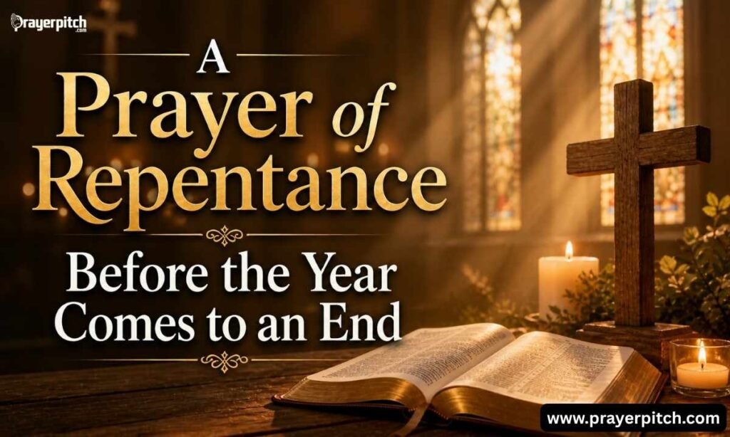 A Prayer of Repentance Before the Year Comes to an End