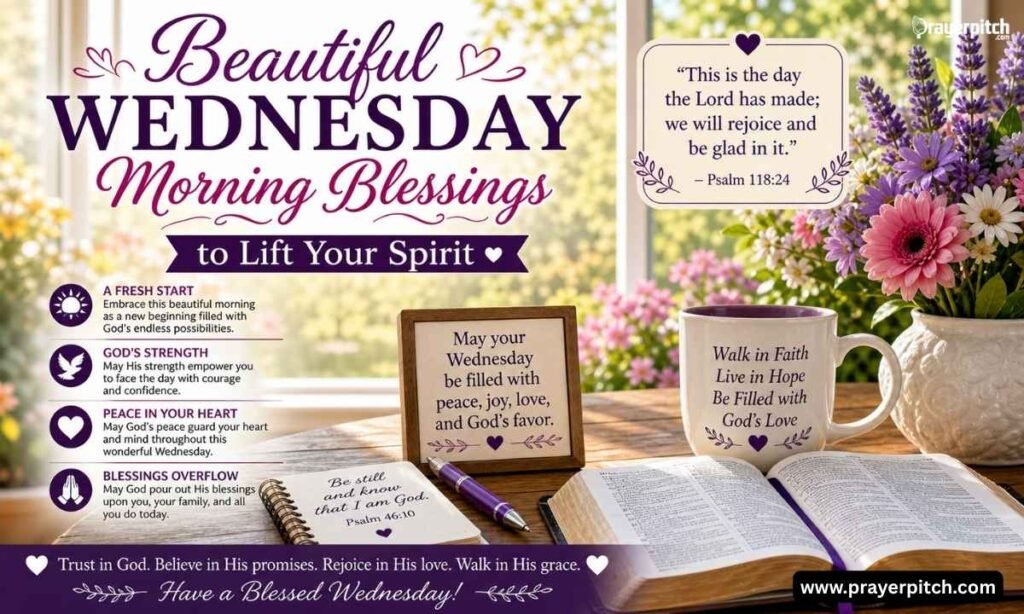 Beautiful Wednesday Morning Blessings to Lift Your Spirit