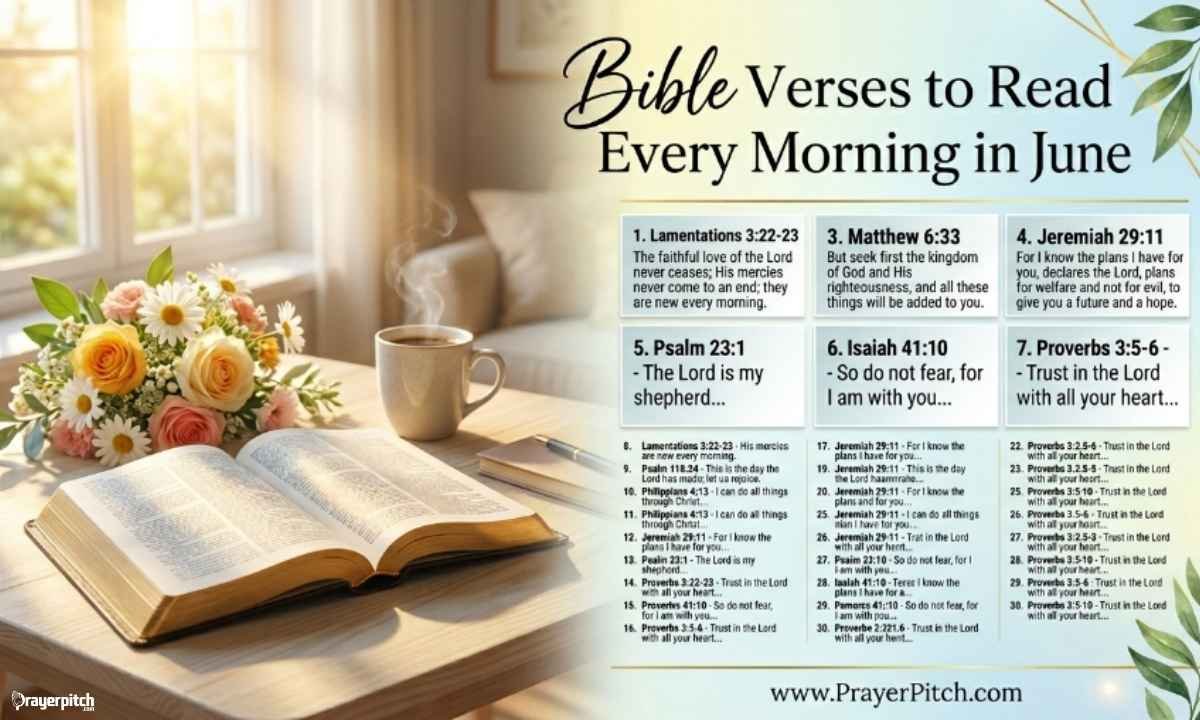 Powerful Morning Prayers for June 2026