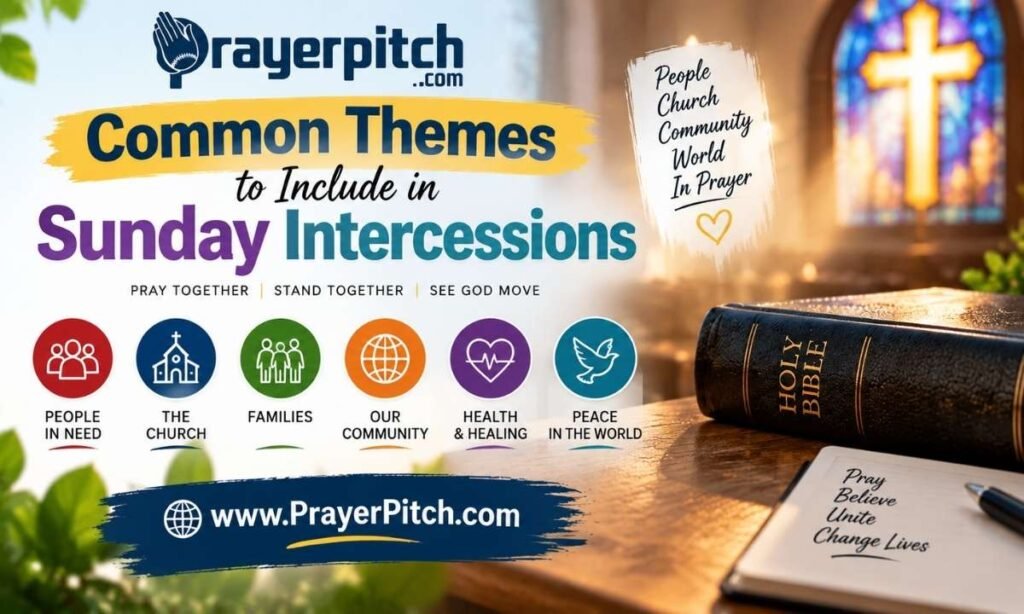 Common Themes to Include in Sunday Intercessions