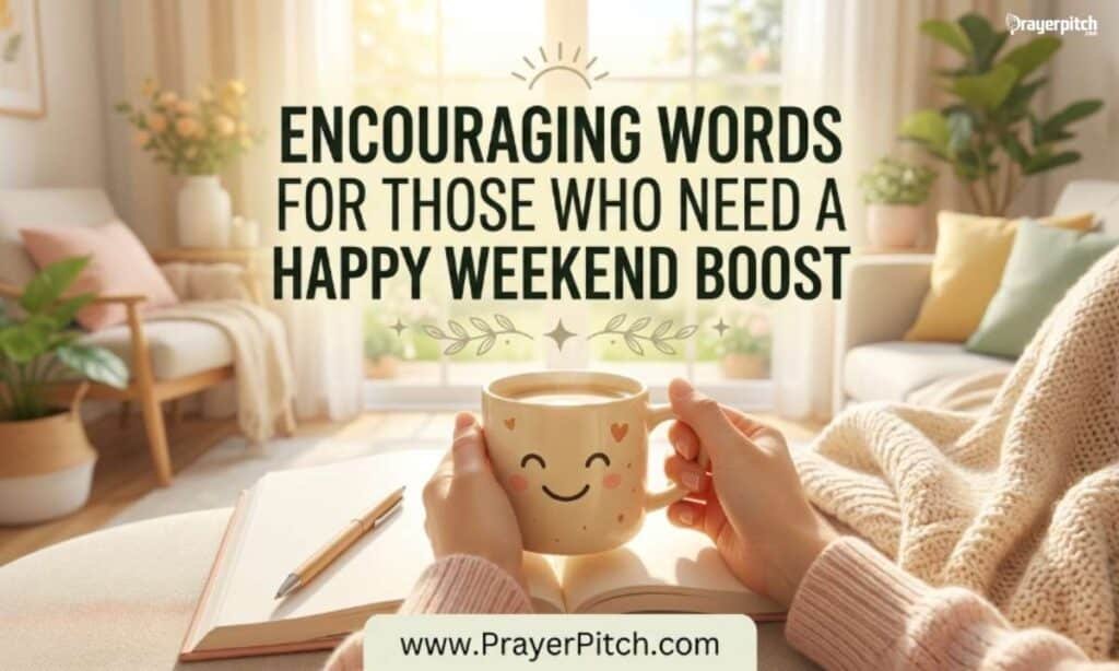 Encouraging Words for Those Who Need a Happy Weekend Boost