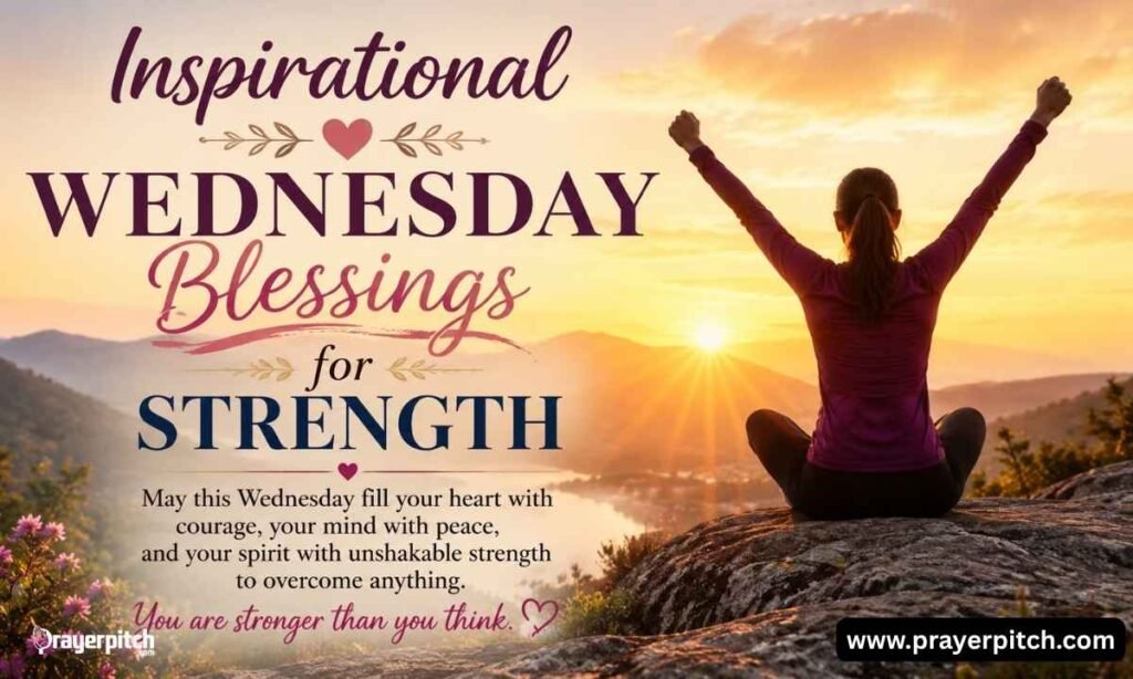 Inspirational Wednesday Blessings for Strength