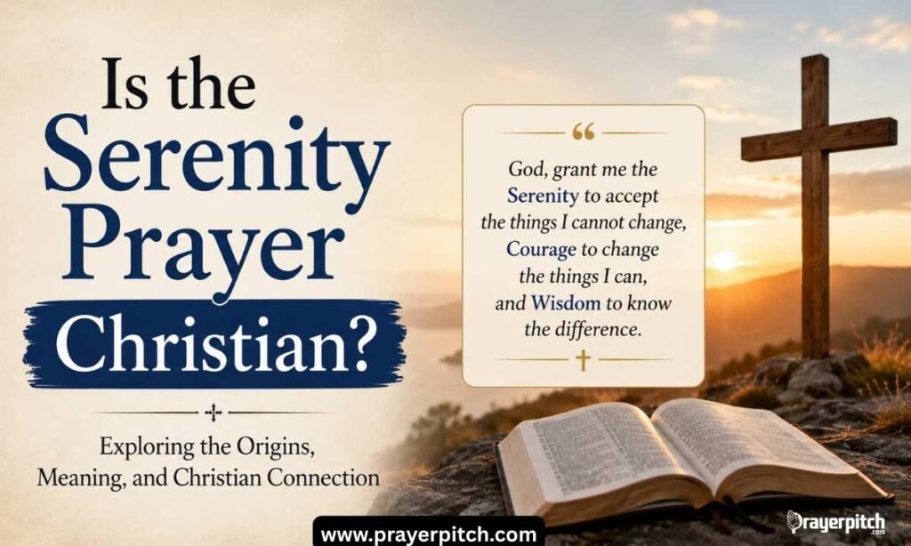 Is the Serenity Prayer Christian?