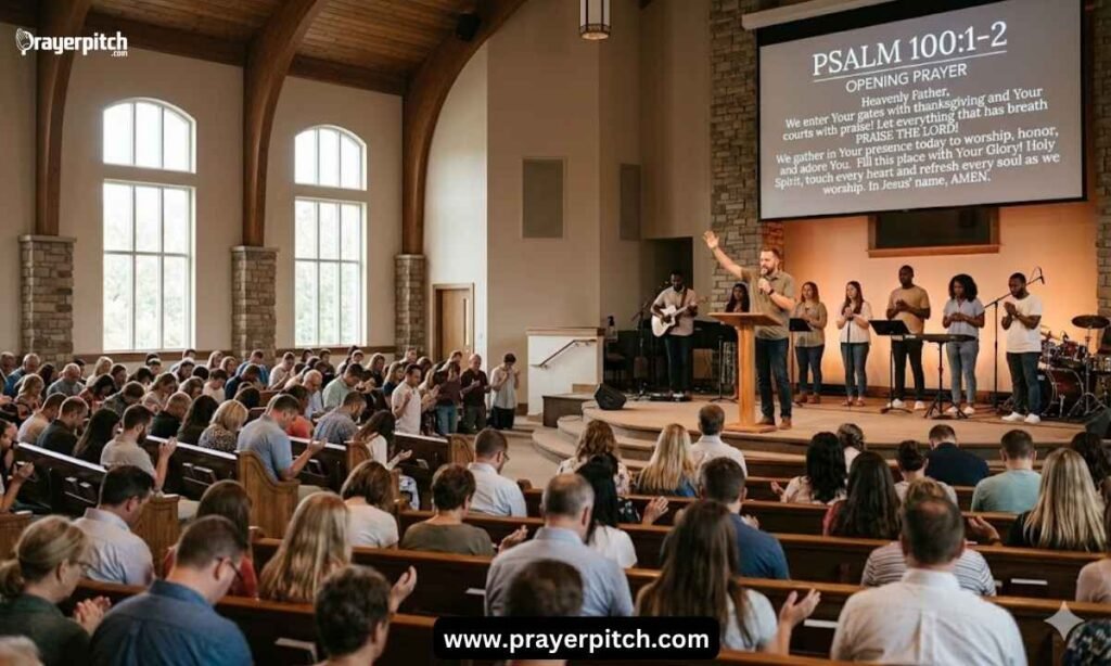 Powerful Opening Prayer for Sunday Service with Bible Verses