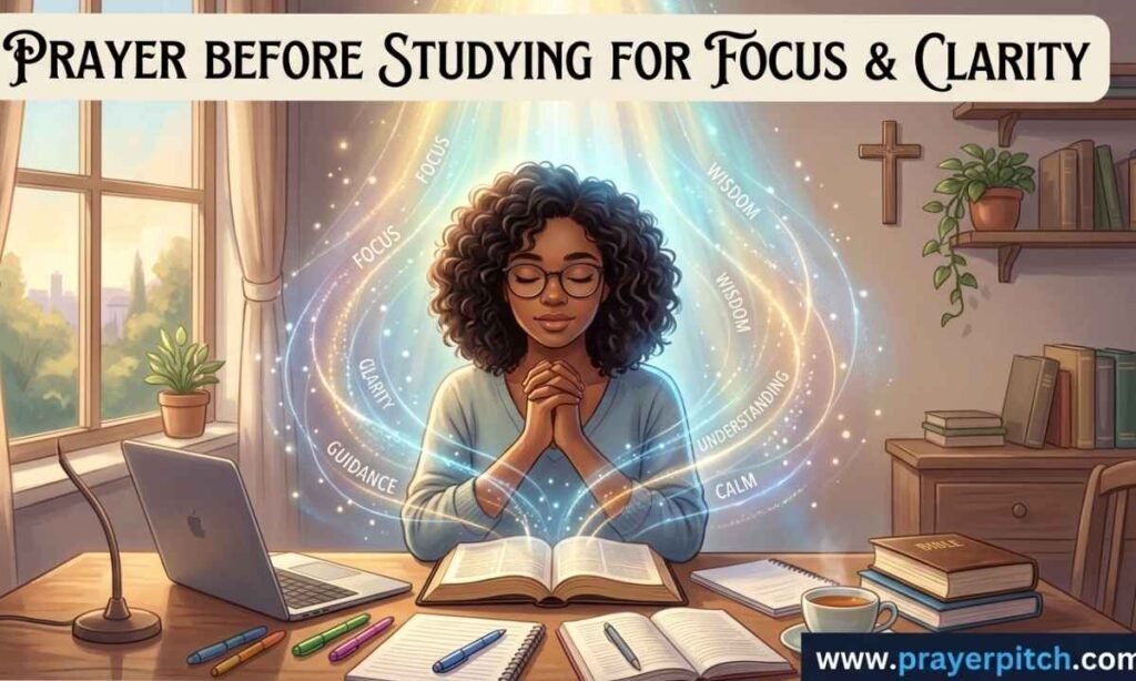 Prayer Before Studying for Focus and Clarity