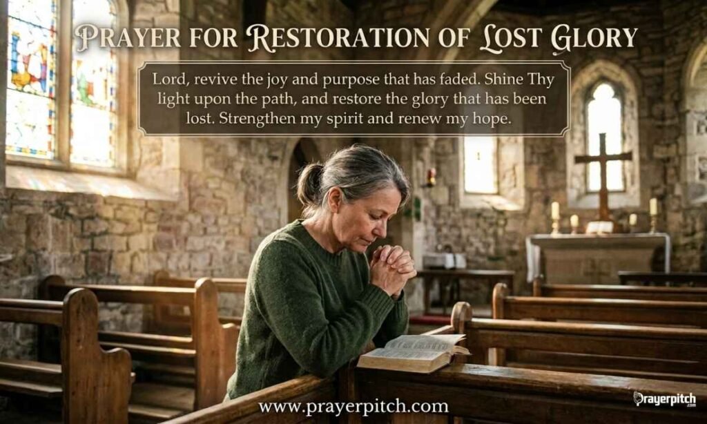 Prayer for Restoration of Lost Glory