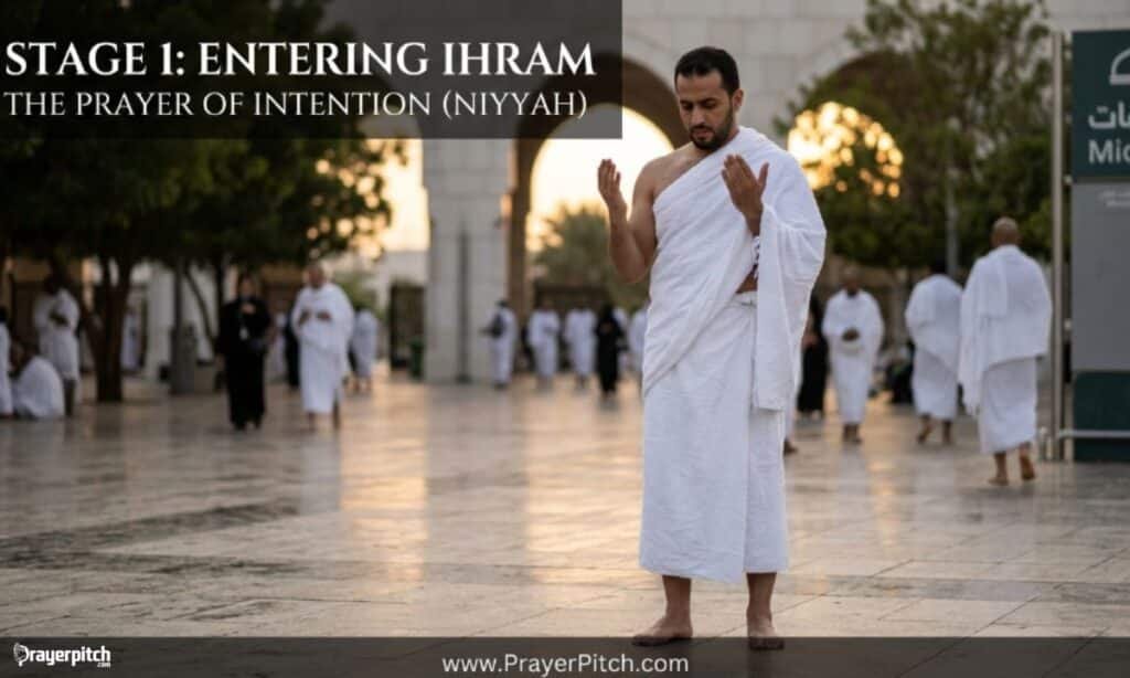 Stage 1: Entering Ihram — The Prayer of Intention (Niyyah)