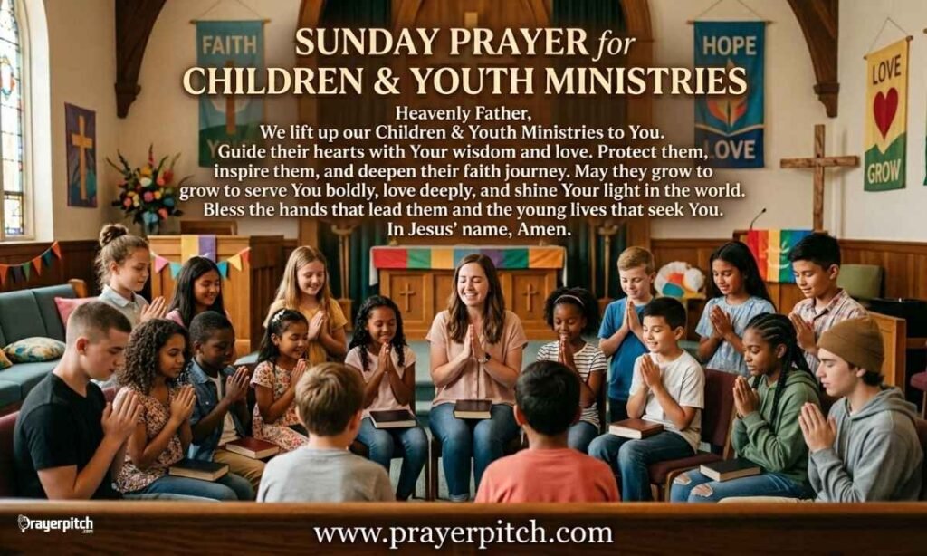 Sunday Prayer for Children and Youth Ministries