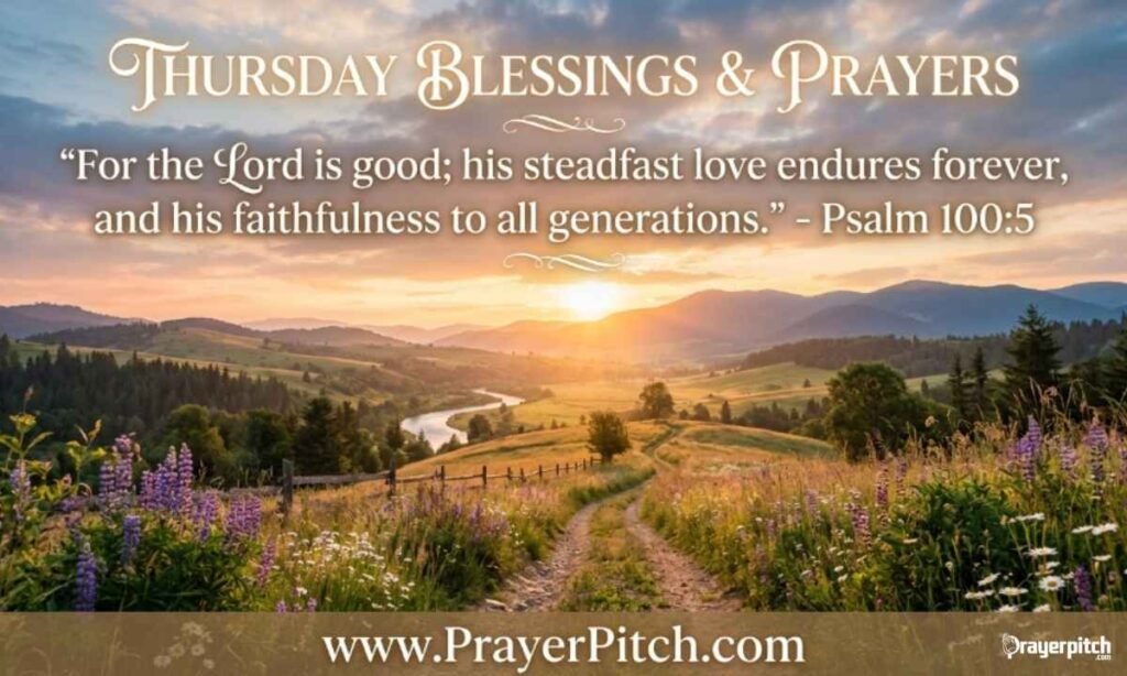 Thursday Blessings and Prayers Bible Verses