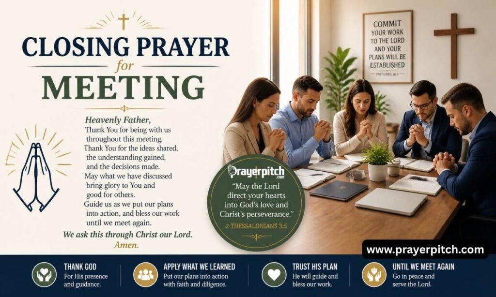 closing prayer for meeting