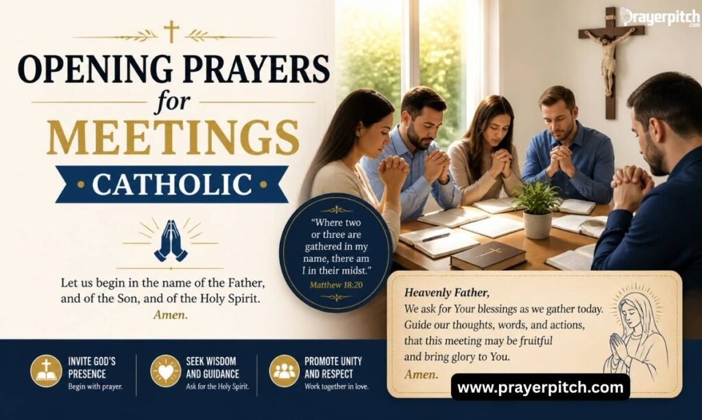 opening prayers for meetings catholic