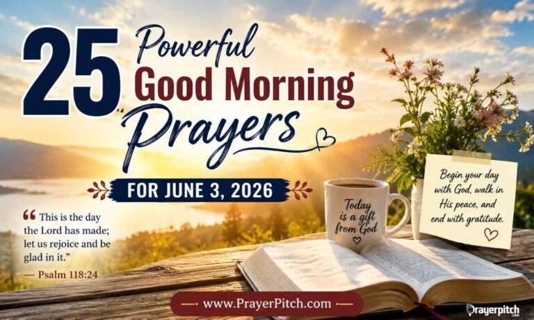 25 Powerful Good Morning Prayers for June 3, 2026