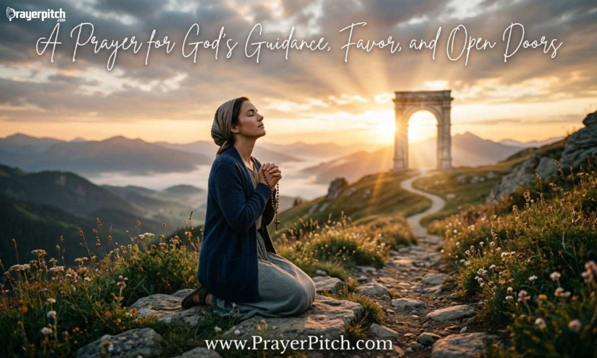 A Prayer for God's Guidance, Favor, and Open Doors