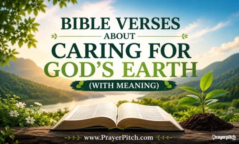 Bible Verses About Caring for God's Earth (With Meaning)